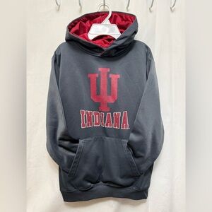 Indiana University Hoosiers Hoodie Sweat Shirt Vintage Youth 12-14 Medium 0133